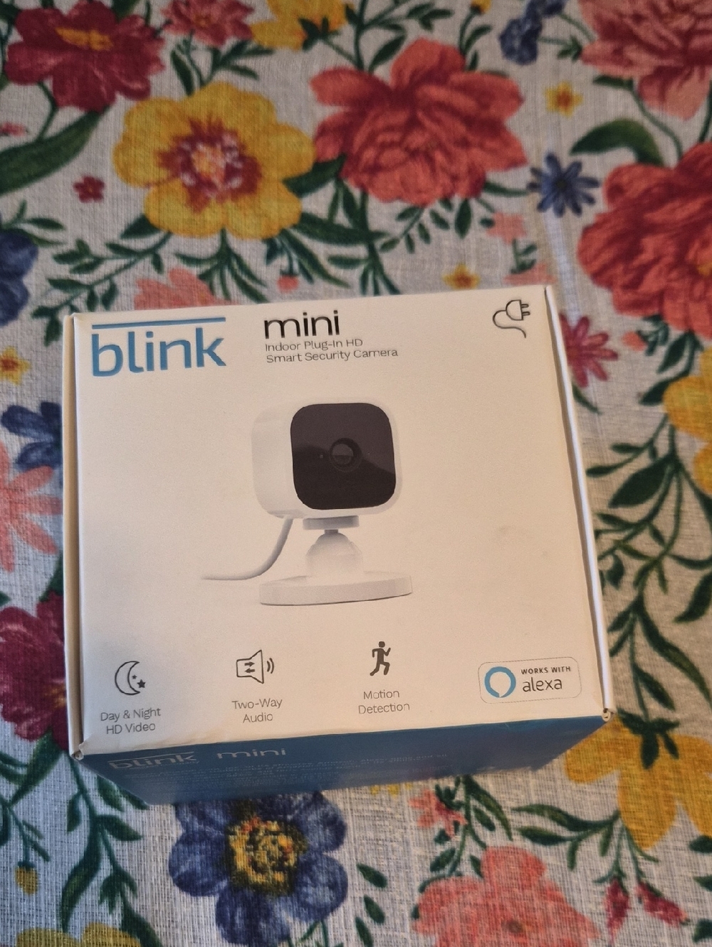 Blink Mini Indoor Smart Security Camera - White